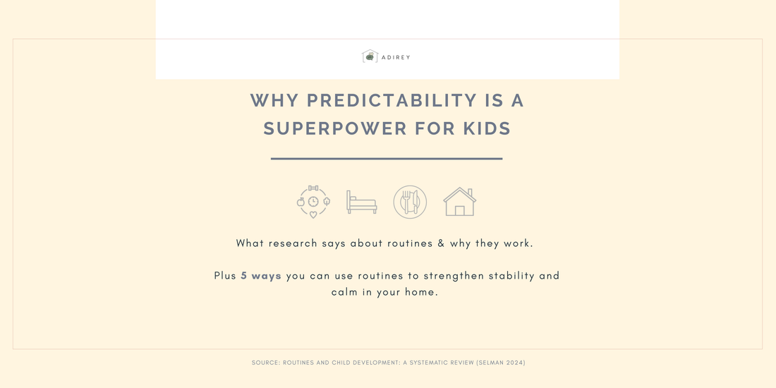 Why Predictability is a Superpower for Kids - Research Overview