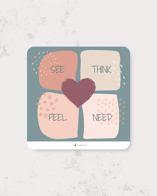 Stickers: See-Think-Feel-Need